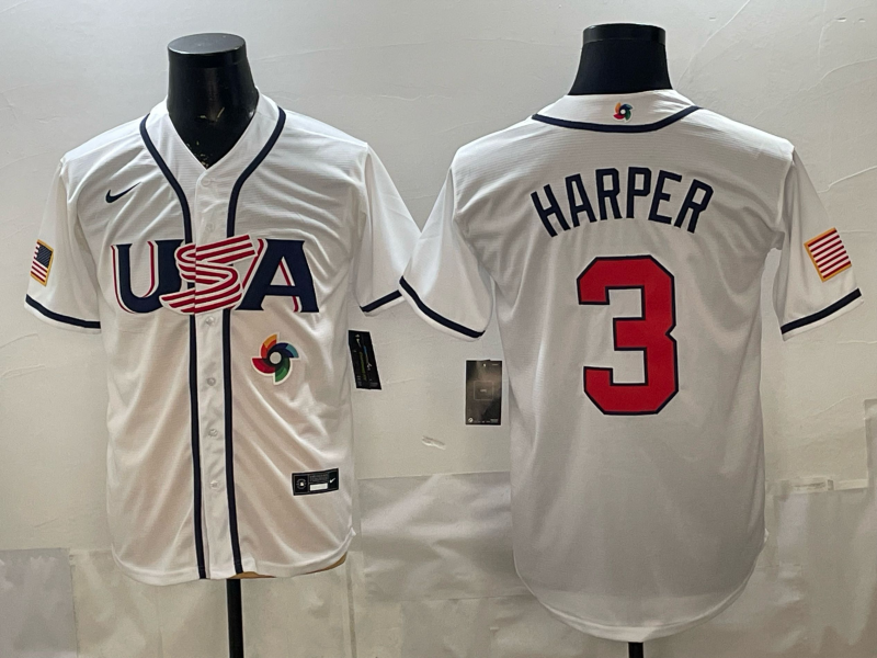 Men 2026 World cup white MLB Nike jersey 0072->->MLB Jersey